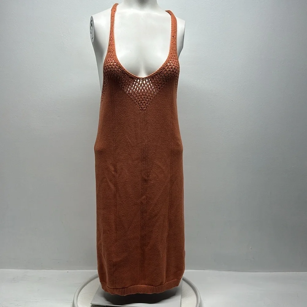 Intimately Free People Knockout Swit Slip Sweater Sleeveless Mini Dress Medium - Picture 8 of 13